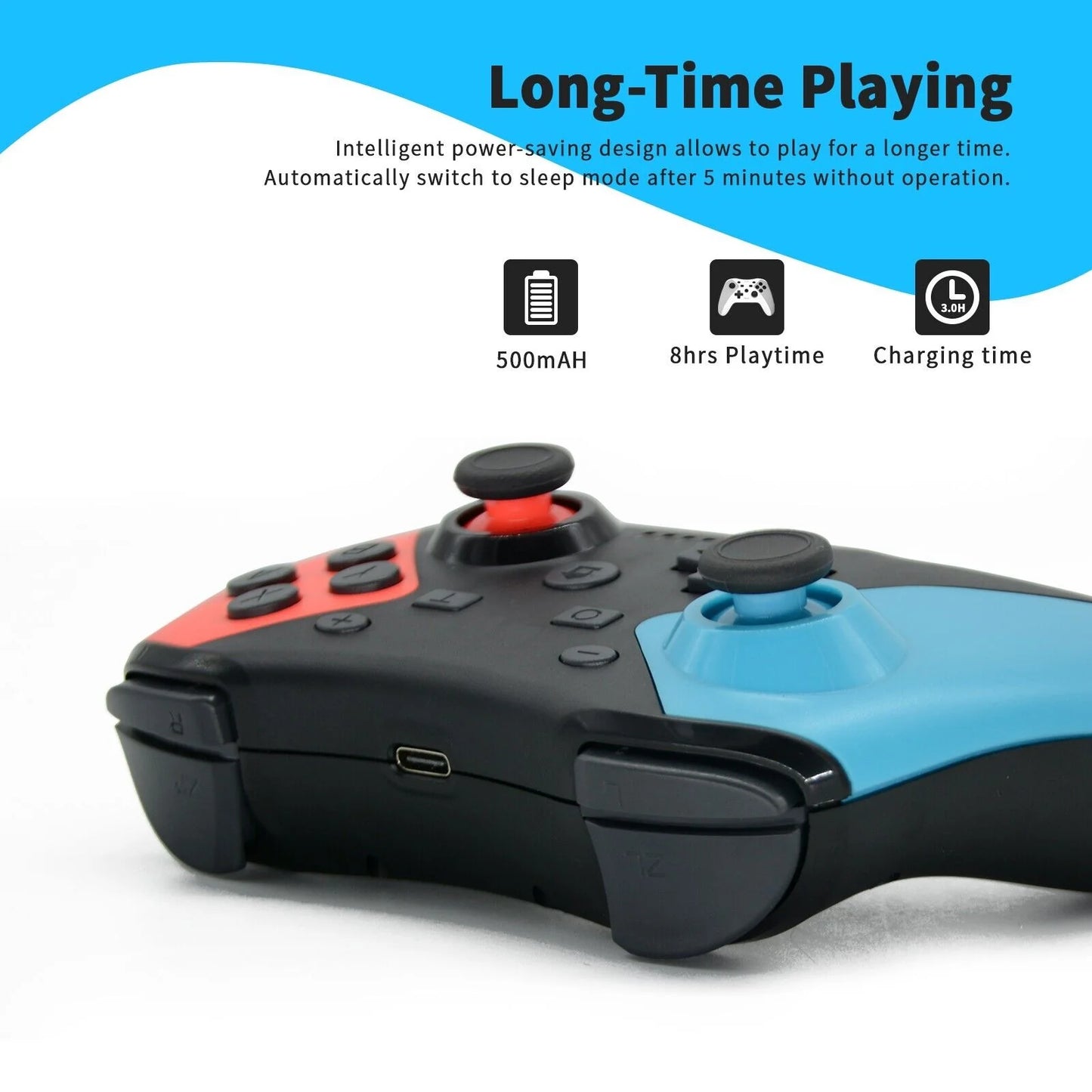 For Nintendo Switch Wireless Pro Controller Gamepad Joypad Joystick Remote Gift