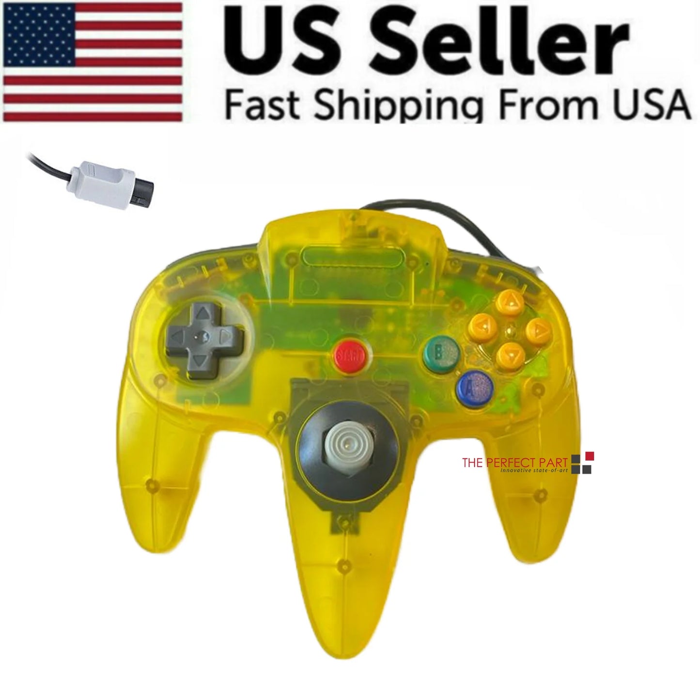 New Wired Controller Joystick Compatible with Nintendo 64 N64 Video Game Console